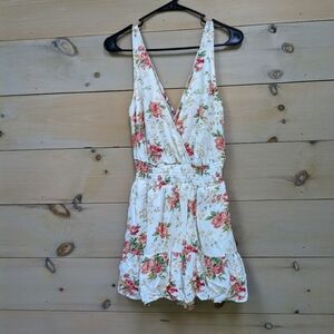 Floral patterned romper
